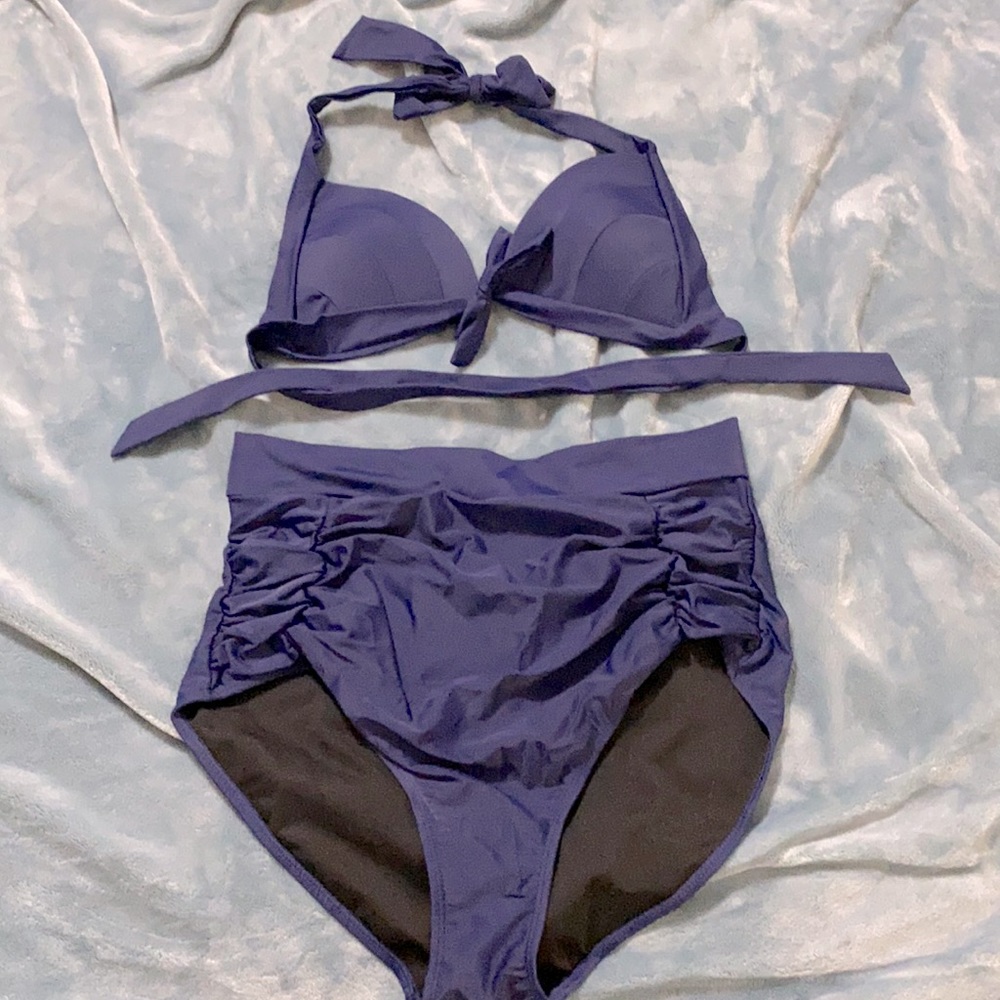 Shekini high waisted bikini swim set